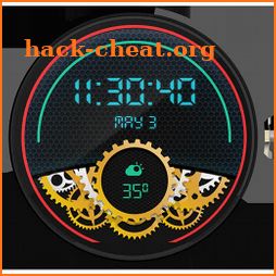 Golden Cogs Watch Face icon