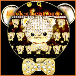 Golden Diamond Bear Keyboard icon