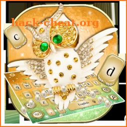 Golden Diamond Chromatic Owl Keyboard icon