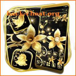 Golden Diamond Flower Theme icon