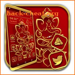 Golden Ganesha Launcher Theme icon