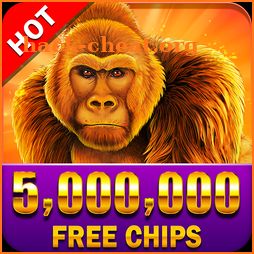 Golden Gorilla - Free Vegas Casino Slots Machines icon