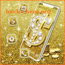 Golden Luxury Dollar Theme icon