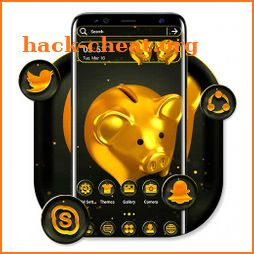 Golden Piggy Bank Theme icon