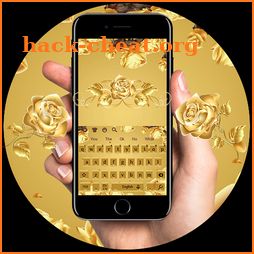 Golden Rose Keyboard Theme icon