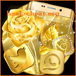 Golden Rose Launcher Theme icon