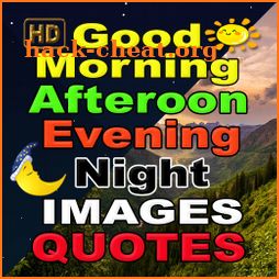Good morning afternoon evening and night images icon