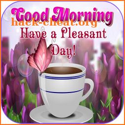 Good morning messages and images Gif icon