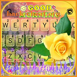 Good Morning Rose Keyboard Background icon