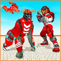 Gorilla Transform Robot: Fighter Jet Robot Battle icon