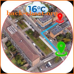 GPS Free Now: Street Map View 3D & Live Weather icon