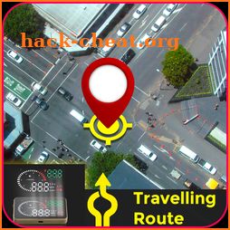 GPS HUD View Speedometer & Street Navigation icon