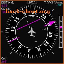 GPS ILS DME Approach (HSI, CDI, Glidepath) icon