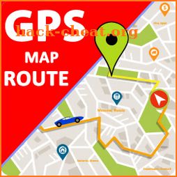 GPS Map Route Traffic Navigation icon