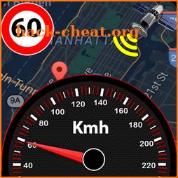 GPS Map Speedometer: Speed Map Live & Drive Alert icon