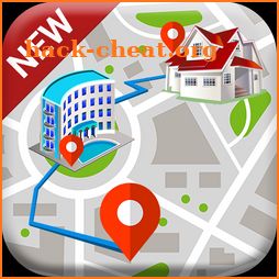 GPS  Maps And Navigation Route Direction Map icon
