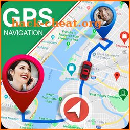 GPS, Maps, Free Route Finder- Navigation Direction icon