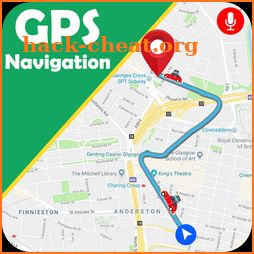 GPS Maps Voice Navigation, Streetview Route Finder icon