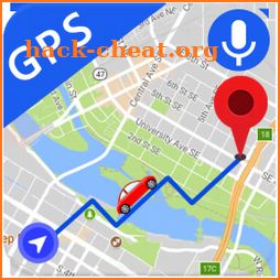 GPS Maps, Voice Route Finder & Area Measurement icon