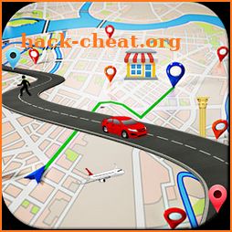 GPS Navigation GPS Route Finder : GPS Tracker maps icon