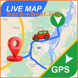 GPS Navigation, Live Earth Map icon