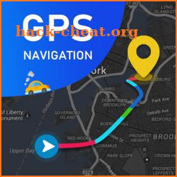 GPS Navigation, Map Direction icon
