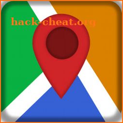 GPS navigation, maps & route icon