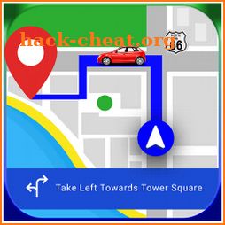 GPS Navigation - Route Finder, Direction, Road Map icon