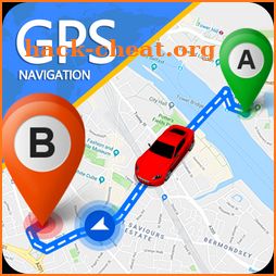 GPS Route Finder App: Sky Map & Route Planner, Map icon