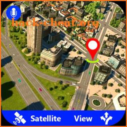 GPS Satellite Live Maps Navigation & Direction icon