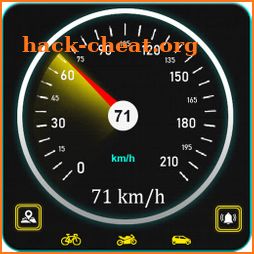 Gps Speedometer: Digital Speed Analyzer & Maps icon