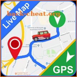 Gps Trip Route Finder & Satellite 360 Live Maps icon