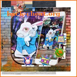 Graffiti Bunny Theme icon