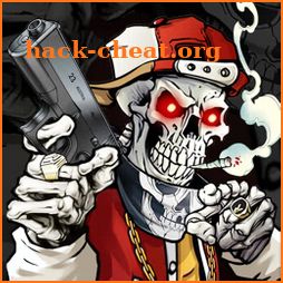 Graffiti Gun Skull Live Wallpapers icon