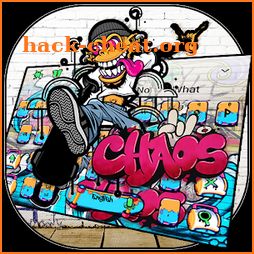 Graffiti Skateboard Monkey Keyboard Theme icon