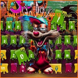 Graffiti Smoky Rabbit Keyboard Theme icon