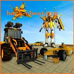 Grand Excavator Car Robot Game icon