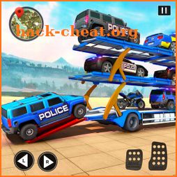 Grand Police Prado Car Transport Truck Games icon