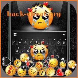 Gravity Sad Emojis Keyboard Background icon