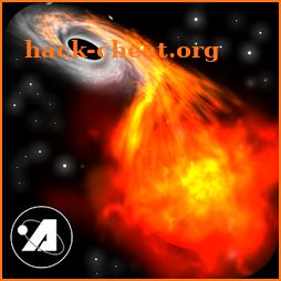 Gravity wars: Black hole icon