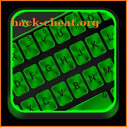 Green Black Metal Keyboard Theme icon
