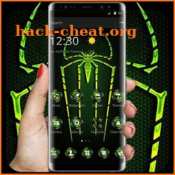 Green Fluorescent Spider Theme icon