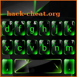Green Glass Tech Keyboard Theme icon