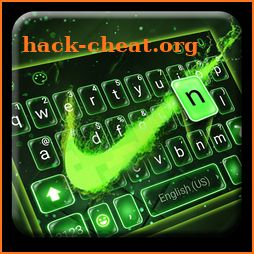 Green Neon Check Keyboard Theme icon