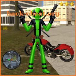 Green Pool Stickman Rope Hero Gangstar Mafia icon