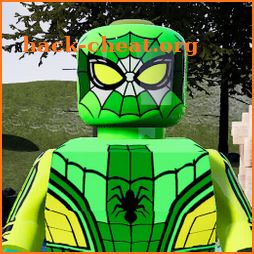 Green Spider Brickman icon