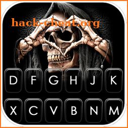 Grim Reaper Skull Love Keyboard Theme icon