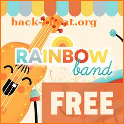 Guitar & Drum Rainbow Band FREE icon
