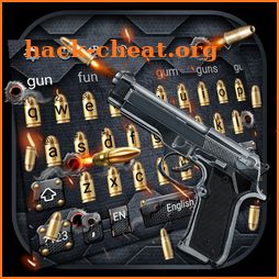 Gun and Bullet Keyboard Theme icon