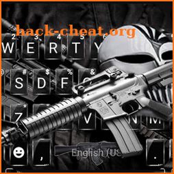 Gun Skull Mask Keyboard Theme icon